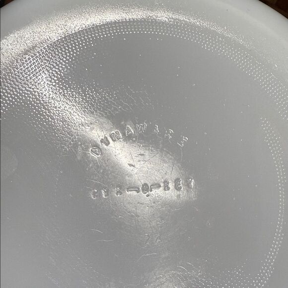 Vtg Dynaware Pyr-o-rey Brown Daisy Oven Dish Bakeware Milk Glass 11 pcs - Picture 3 of 3